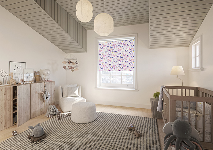 Butterfly Garden, Enchanting Purples - Twist&Fit Roller Blind - Image 7